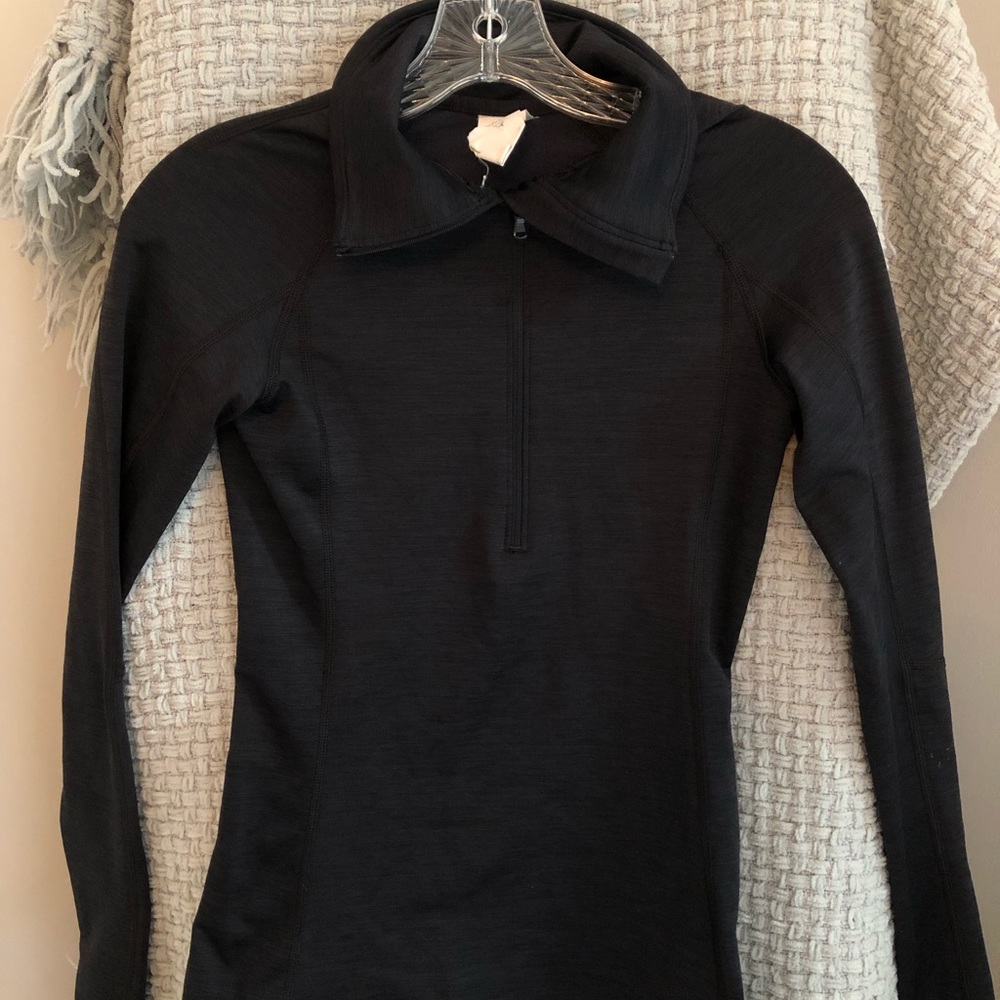 Black womens quarter zip under armour